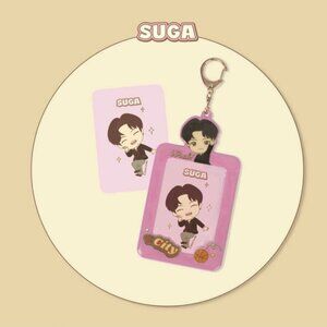 BTS TinyTAN Suga PC Holder Keychain
